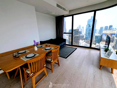 คอนโดให้เช่า : PM038190 ✨Flash Deal ✨ ASHTON Chula-Silom (2Bed 1Bath 57.5 SQM.) พร้อมอยู่ ! เพียง 55,000 บาทต่อเดือน Tel.0981315848 @propmatch