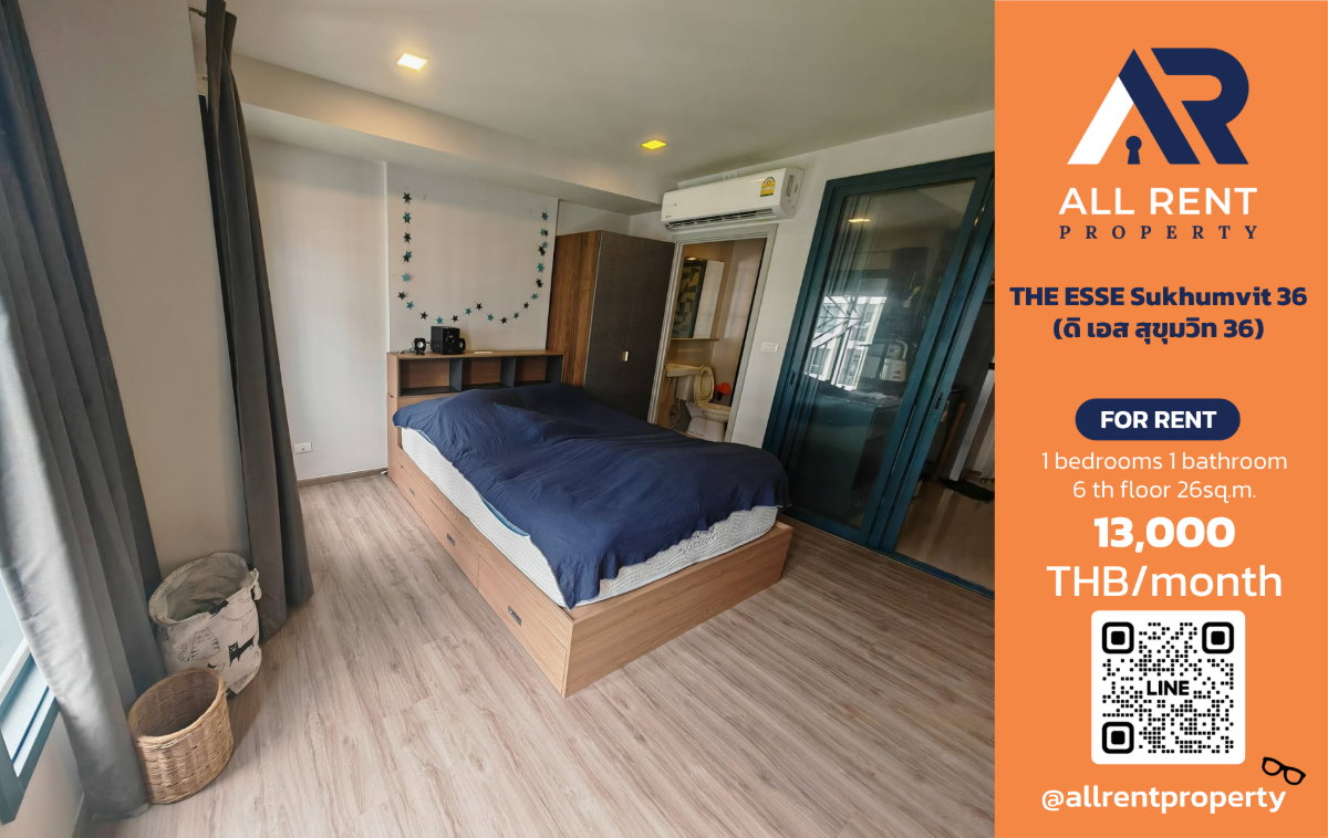 รูป 🔥 The Base Sukhumvit 50 ห้องสวยใกล้ BTS อ่อนนุช เพียง 13,000 บาท ✨ Studio 26 ตร.ม. ชั้น 6 เดินทางสะดวก พร้อมเข้าอยู่ - รูปที่ 1/5