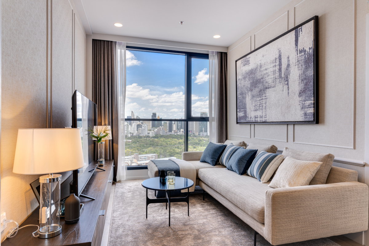 รูป The Crown Residences 2ห้องนอนราคาพิเศษ เดินทางสะดวก ใกล้รถไฟฟ้า MRT สวนลุมพินี - รูปที่ 3/15