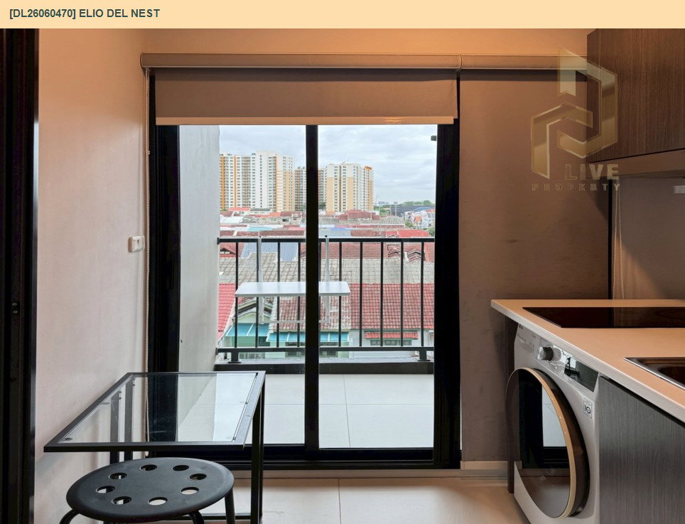 รูป DL26060470 ให้เช่าคอนโด เอลลิโอ เดล เนสท์ (Elio Del Nest) ใกล้ BTS อุดมสุข พร้อมเข้าอยู่ โทรด่วน 0638692663 LineID @952jdxxk - รูปที่ 6/11