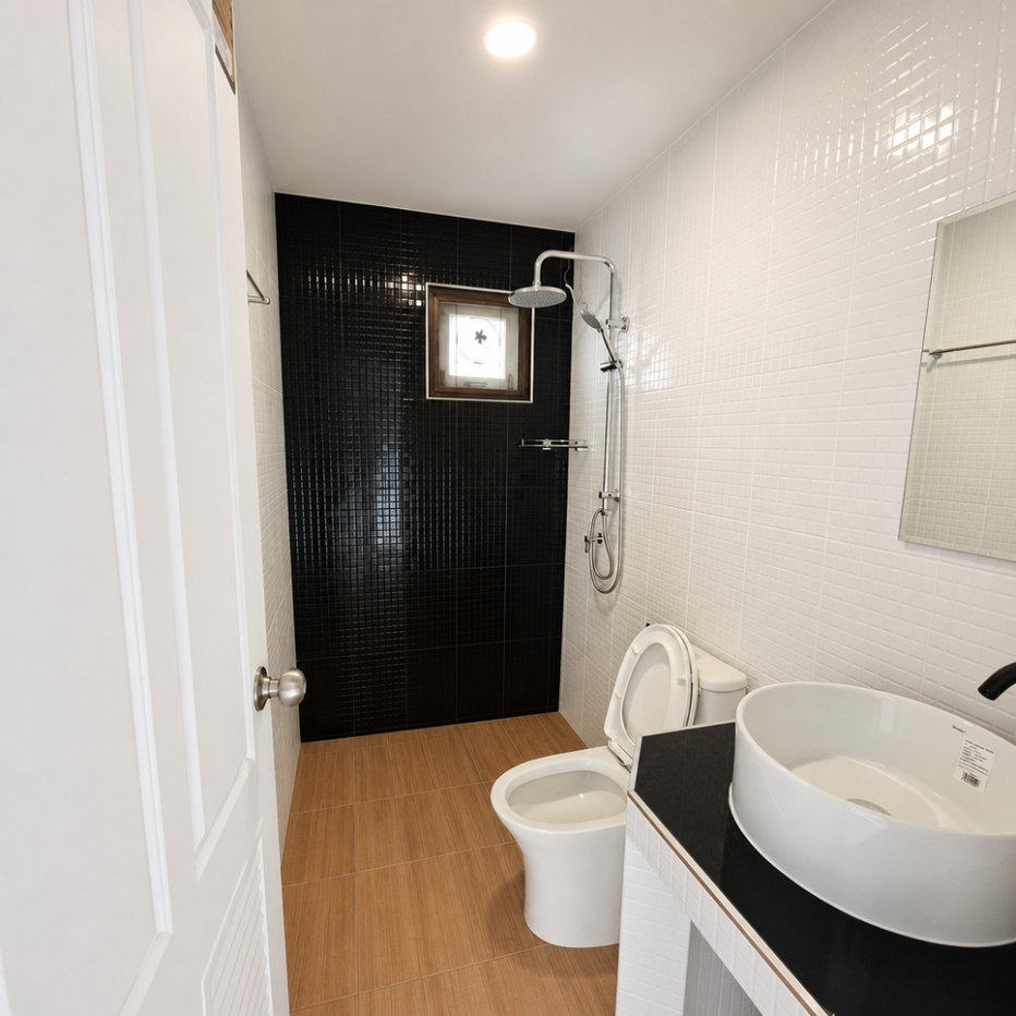 รูป บ้านเดี่ยวหลังมุม รีโนเวทใหม่ทั้งหลัง 60 ตร.ว. 3 นอน 3 น้ำ พื้นที่ใช้สอยกว้าง พร้อมครัวต่อเติมครบ อยู่สบายในหมู่บ้านเดอะวิลเลจ - รูปที่ 7/16