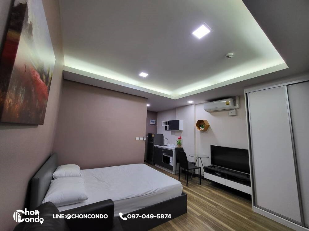รูป Harmonest บางแสน ชั้น4 ตึกB ---------ห้องมีเครื่องซักผ้า--------Tel 097-049-5874 (Line: @choncondo มี@ด้วย) - รูปที่ 3/10