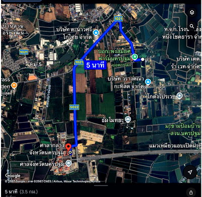 Land for sale : Vacant Land for Sale: 18 Rai in Nakhon Pathom, located just 3.5 km from the Nakhon Pathom city Hall.