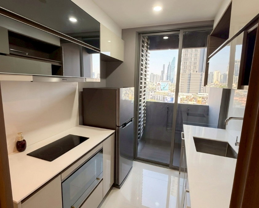 รูป 🏡 ห้องใหญ่ 46 ตร.ม. ใกล้ MRT หัวลำโพง 🚆 ครัวปิด แยกสัดส่วน วิวเมืองสวย ✨ พร้อมอยู่ เพียง 26,500/เดือน 🌆 - รูปที่ 6/8
