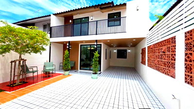 Twin houses for sale Makro Bangbuathong : ⭐✨RH-008  House for Sale – Rattanathibet Village✨⭐