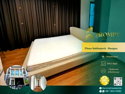 เช่าบ้านเดี่ยว นิคมอุตสาหกรรมบางปู : OP02129 - Pleno Sukhumvit - Bangna : MegaBangna