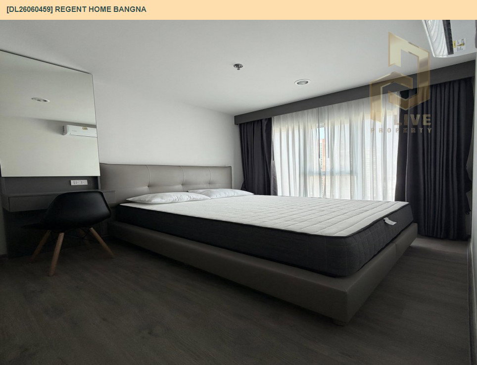รูป DL26060459 ให้เช่าคอนโด รีเจ้นท์ โฮม บางนา (Regent home bangna) ใกล้ BTS บางนา พร้อมเข้าอยู่ โทรด่วน 0614453194 LineID @952jdxxk - รูปที่ 4/9