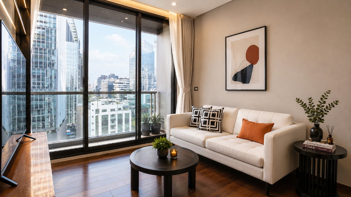 รูป 🍀🍀 Fully furnished💝 ให้เช่า📌 ดิ แอดเดรส สุขุมวิท 28(Line:@rent2022)BTS พร้อมพงษ์✨พร้อมเข้าอยู่🔖A02334 - รูปที่ 5/9