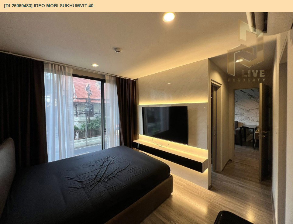 รูป DL26060483 ขายคอนโด ไอดีโอ โมบิ สุขุมวิท 40 (IDEO Mobi Sukhumvit 40) ใกล้ BTS เอกมัย พร้อมเข้าอยู่ โทรด่วน 0614453194 LineID @952jdxxk - รูปที่ 10/12