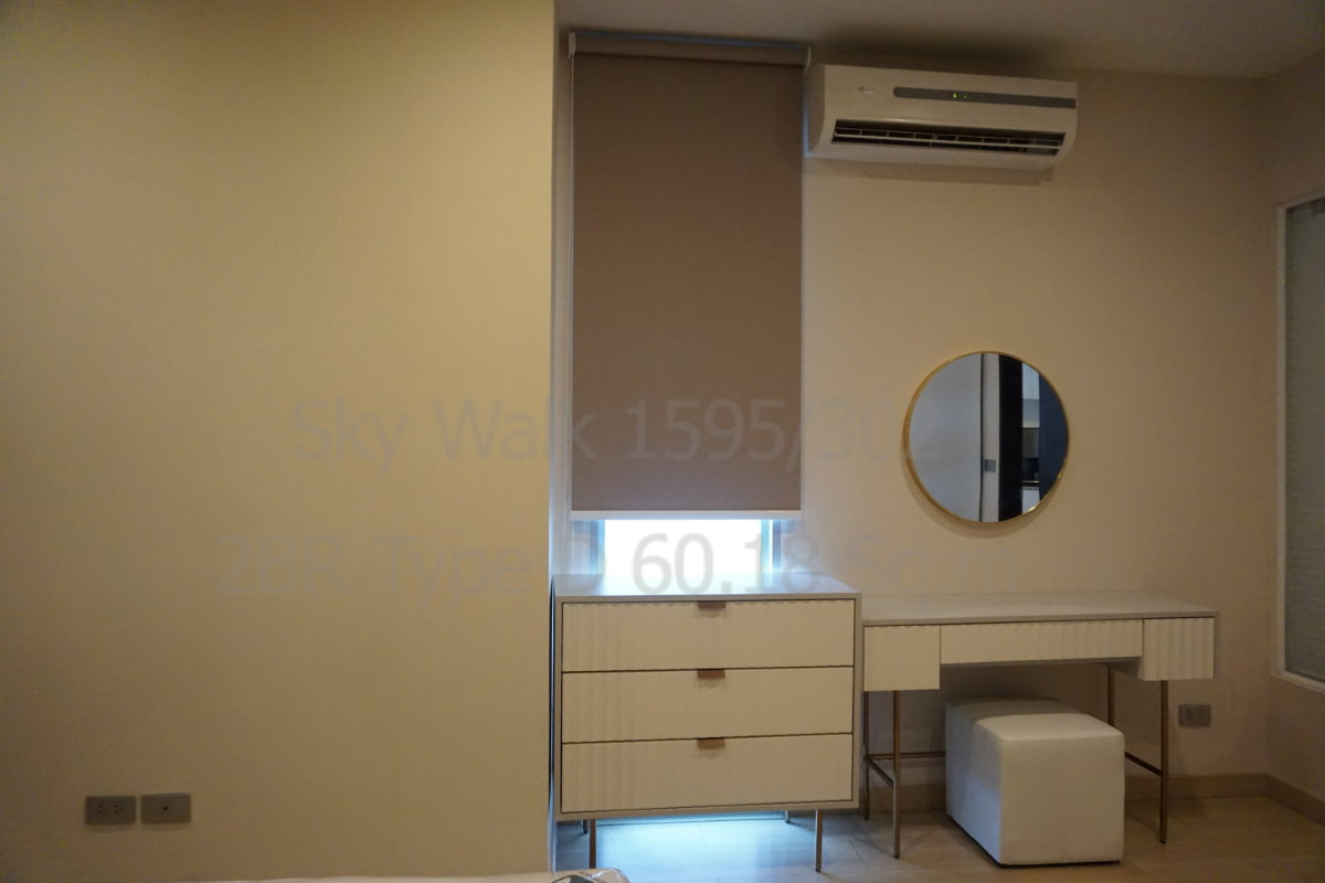 รูป ให้เช่า สกาย วอล์ค เรสซเดนซ์ 2 ห้องนอน 1 ห้องนำ้ 60 ตรม. ค่าเช่า 35,000 บาท/เดือน - รูปที่ 4/8