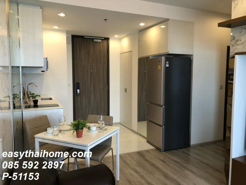 รูป P-51153 > คอนโดให้เช่า IDEO Mobi Sukhumvit 66 2 ห้องนอน ชั้น 14 วิวเมือง ห้องสวยเฟอร์ครบติด BTS อุดมสุข Line: @easythaihome 085-592-2897 - รูปที่ 28/28