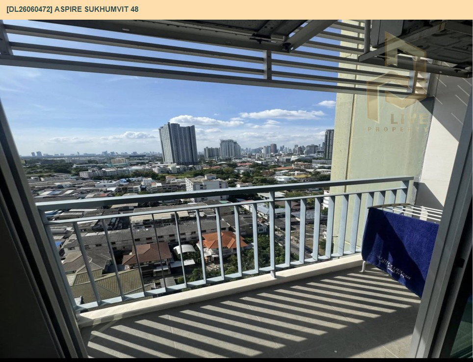 รูป DL26060472 ให้เช่าคอนโด แอสปาย สุขุมวิท 48 (Aspire Sukhumvit 48) ใกล้ BTS พระโขนง พร้อมเข้าอยู่ โทรด่วน 0653619502 LineID @952jdxxk - รูปที่ 7/7