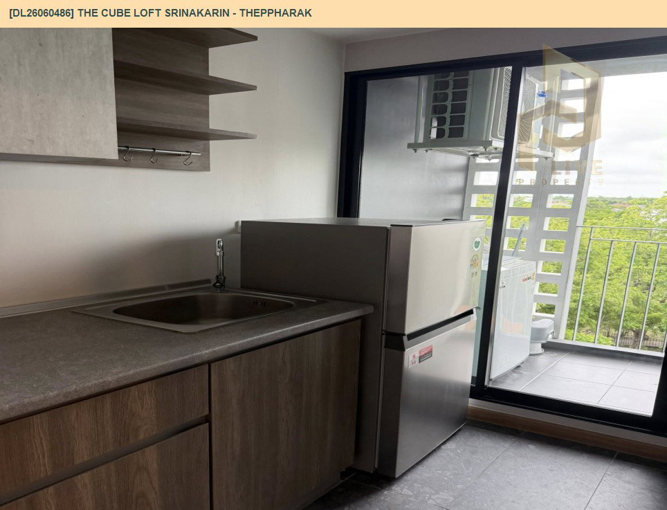 รูป DL26060486 ให้เช่าคอนโด เดอะคิวบ์ ลอฟท์ ศรีนครินทร์ - เทพารักษ์ (THE CUBE LOFT Srinakarin - Theppharak) ใกล้ สายสีเหลือง พร้อมเข้าอยู่ โทรด่วน 0614453194 LineID @952jdxxk - รูปที่ 10/13