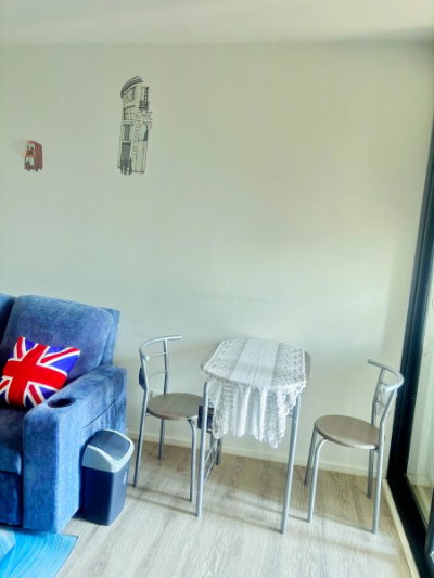 รูป รร.นานาชาติเซนต์แอนดรูว์ส 250 ม. BTS แบริ่ง 395ม. Knightsbridge Bearing Sukhumvit 107 1 นอน 1 น้ำ 1 แอร์ 31ตร.ม.พร้อมเฟอร์ฯ ครบ ชั้น 17 - รูปที่ 8/8