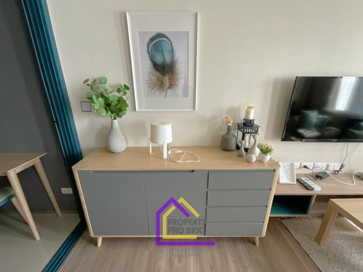 รูป 🌿 ให้เช่า The Base Sukhumvit 50 | ห้องสตูดิโอแต่งครบ ใกล้ BTS อ่อนนุช ✨ ห้องขนาดกะทัดรัด จัดสรรพื้นที่ลงตัว - รูปที่ 5/19
