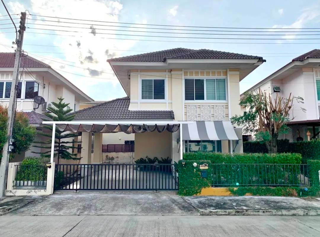 รูป ให้เช่า บ้านเดี่ยว 2 ชั้น 3 ห้องนอน โครงการดีญ่าวาเล่ย์หางดง เชียงใหม่ ใกล้สนามบิน (R1218) T.0946511456 - รูปที่ 1/9