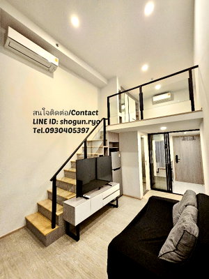 Condos for rent : Duplex For rent, fully furnished & appliances, great amenities, next to MRT station, near shopping mall, 20 min to Sukhumvit 