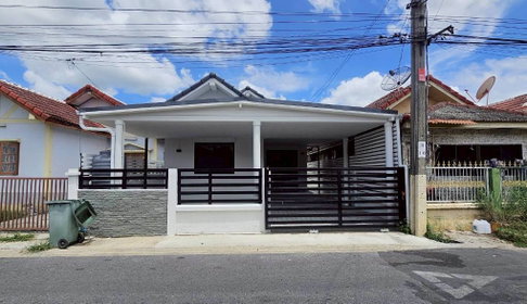 S2984 ขายบ้านชั้นเดียว รีโนเวทใหม่ทั้งหลัง หมู่บ้านพิบูลย์ทรัพย์ เลียบวารี หนองจอก