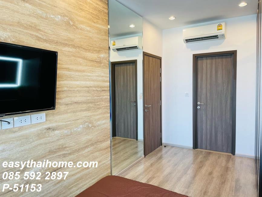 รูป P-51153 > คอนโดให้เช่า IDEO Mobi Sukhumvit 66 2 ห้องนอน ชั้น 14 วิวเมือง ห้องสวยเฟอร์ครบติด BTS อุดมสุข Line: @easythaihome 085-592-2897 - รูปที่ 19/28