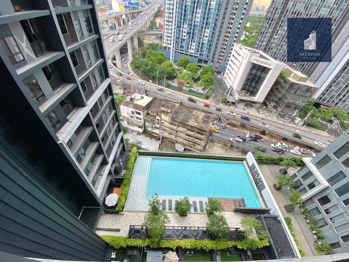 picture Metris Rama 9 - Ramkhamhaeng ARL. Ramkhamhaeng Pet Friendly 1Bed 1Bath tale Pool and clear view - 13/14