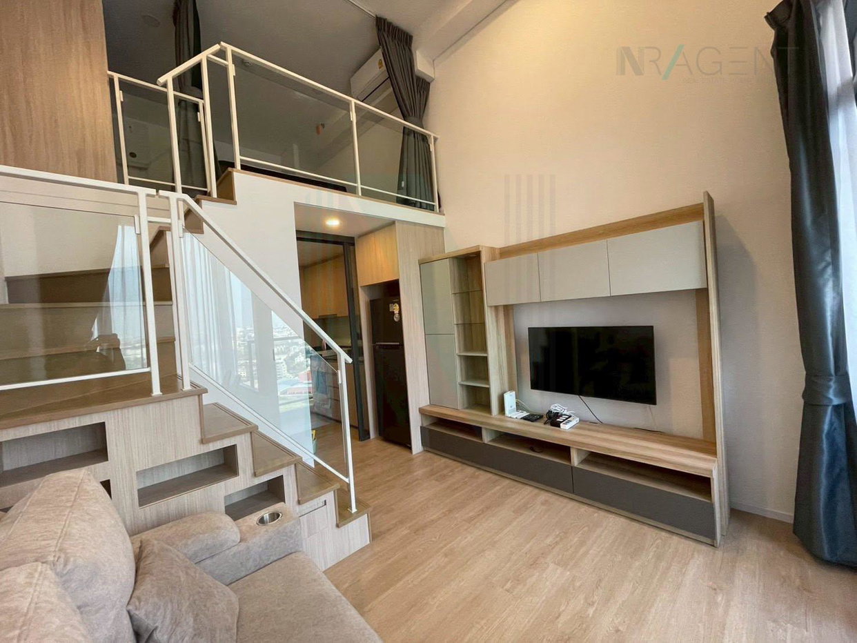 รูป 🎊 ให้เช่าคอนโด แลนด์มาร์ค แอทเอ็มอาร์ทีเอ สเตชั่น อาคาร B ชั้น 14 Duplex ขนาด 37 ตรม ใกล้ MRT พระราม 9 - รูปที่ 6/8