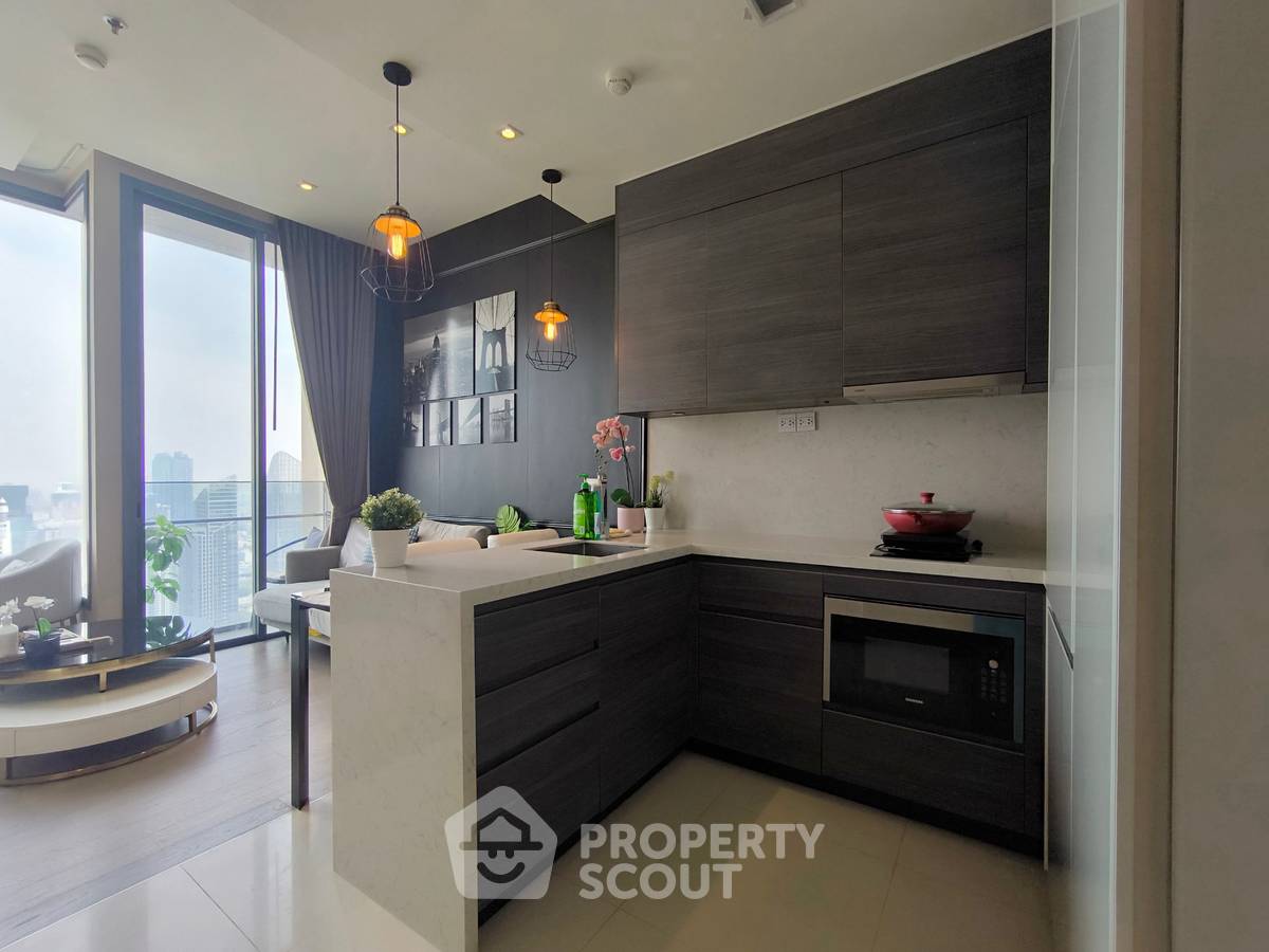 รูป คอนโด 1 ห้องนอน ชั้น 48 ขนาด 42 ตร.ม. เดอะ เอสเซ อโศก ใกล้ MRT สุขุมวิท (ID 2359523) - รูปที่ 8/10