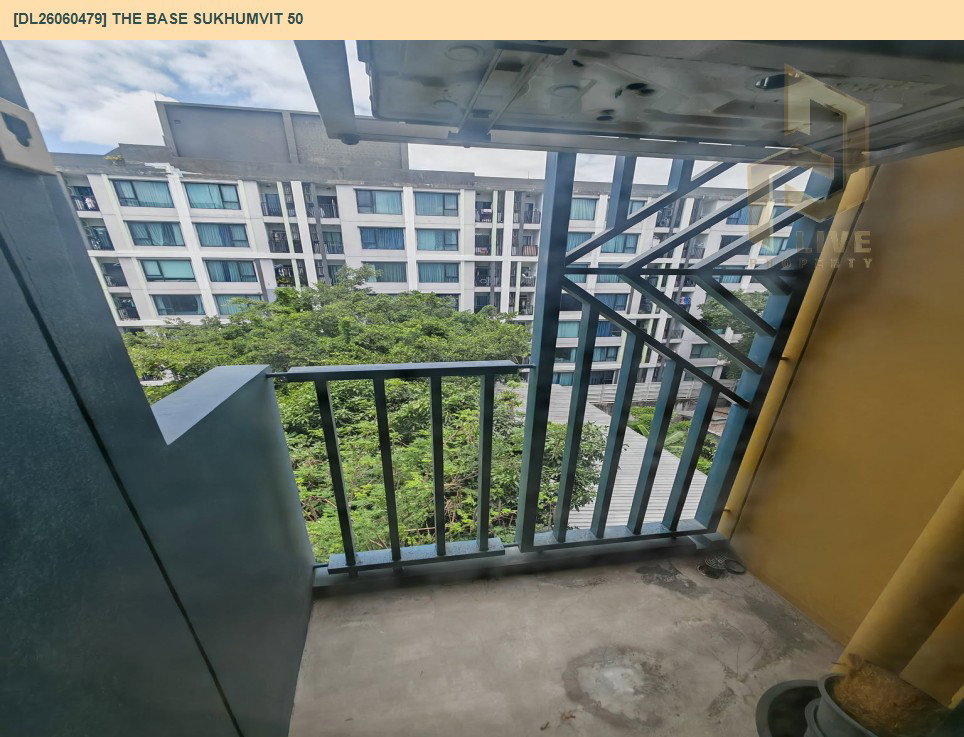 รูป DL26060479 ให้เช่าคอนโด เดอะ เบส สุขุมวิท 50 (The Base Sukhumvit 50) ใกล้ BTS อ่อนนุช พร้อมเข้าอยู่ โทรด่วน 0653619502 LineID @952jdxxk - รูปที่ 8/8