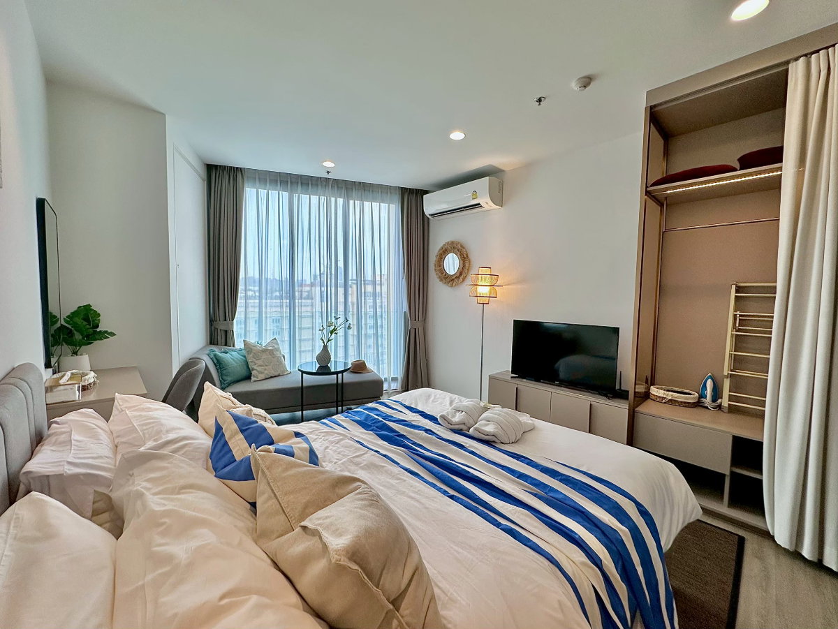 รูป Edge Central Pattaya คอนโดใจกลางพัทยา | เดินทางง่าย | ใกล้แหล่งท่องเที่ยว | ห้องอุปกรณ์ครบ สามารถทำธุรกิจได้ - รูปที่ 1/23