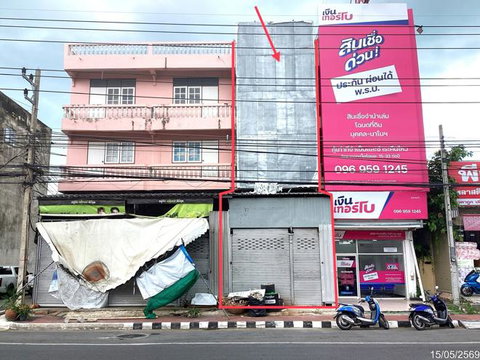 อาคารพาณิชย์ 16.7 ตร.วา ชะอำ เพชรบุรี 2.8M