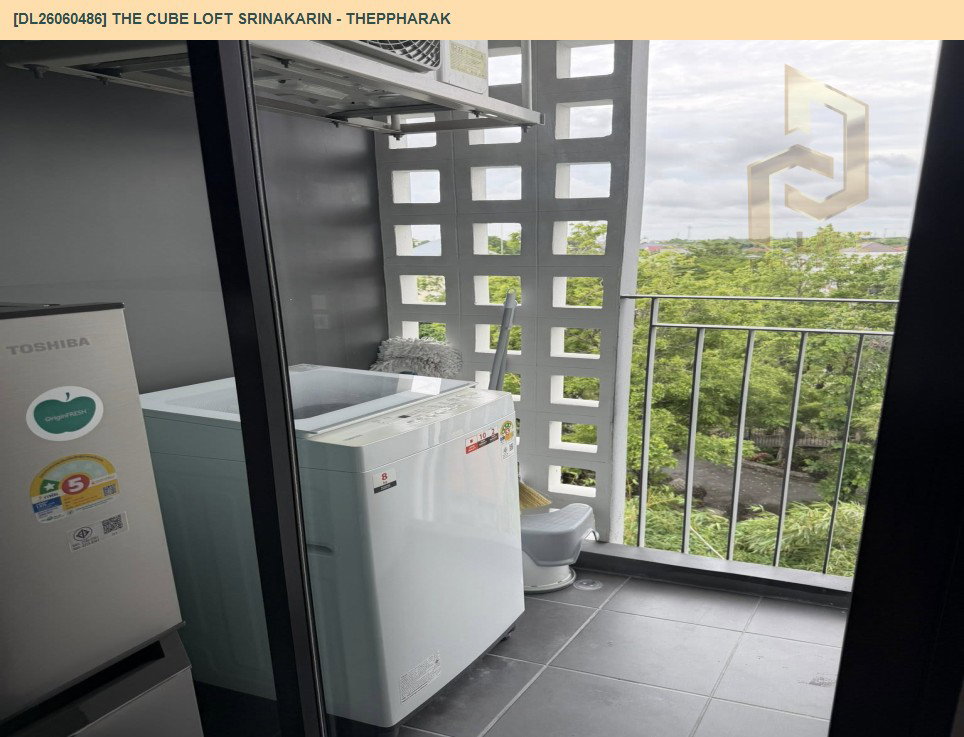 รูป DL26060486 ให้เช่าคอนโด เดอะคิวบ์ ลอฟท์ ศรีนครินทร์ - เทพารักษ์ (THE CUBE LOFT Srinakarin - Theppharak) ใกล้ สายสีเหลือง พร้อมเข้าอยู่ โทรด่วน 0614453194 LineID @952jdxxk - รูปที่ 11/13