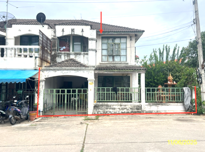 รูป ทาวน์เฮ้าส์ 36.8 ตร.วา เอกธนา คลัสเตอร์เฮ้าส์ เมืองกาญจนบุรี กาญจนบุรี 1.9M - รูปที่ 1/8