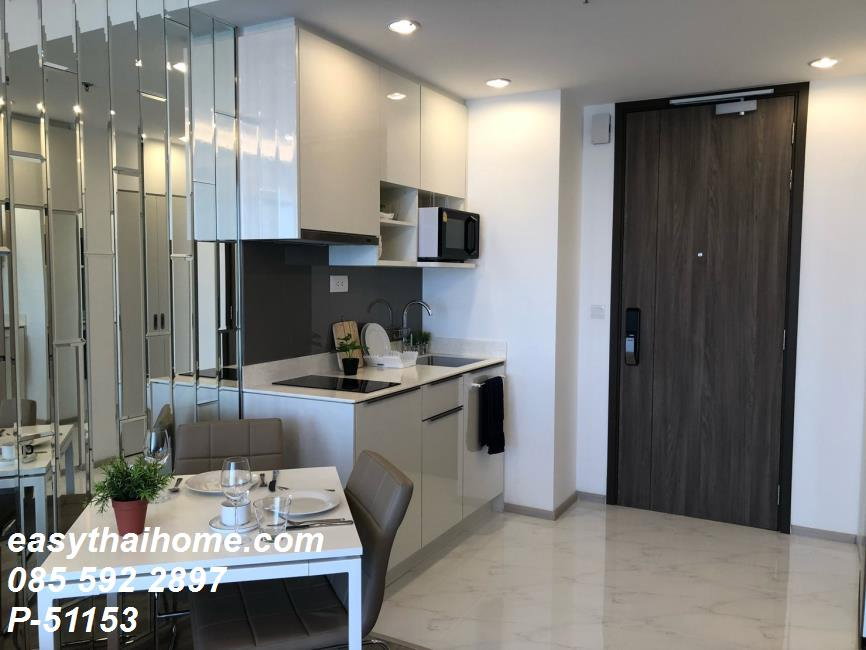 รูป P-51153 > คอนโดให้เช่า IDEO Mobi Sukhumvit 66 2 ห้องนอน ชั้น 14 วิวเมือง ห้องสวยเฟอร์ครบติด BTS อุดมสุข Line: @easythaihome 085-592-2897 - รูปที่ 26/28