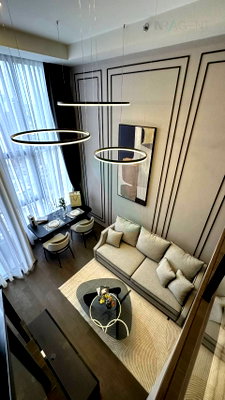 Condos for sale : For Rent Condo PARK ORIGIN CHULA - SAMYAN Building 1, Floor 29,Duplex, Room size 35 sqm