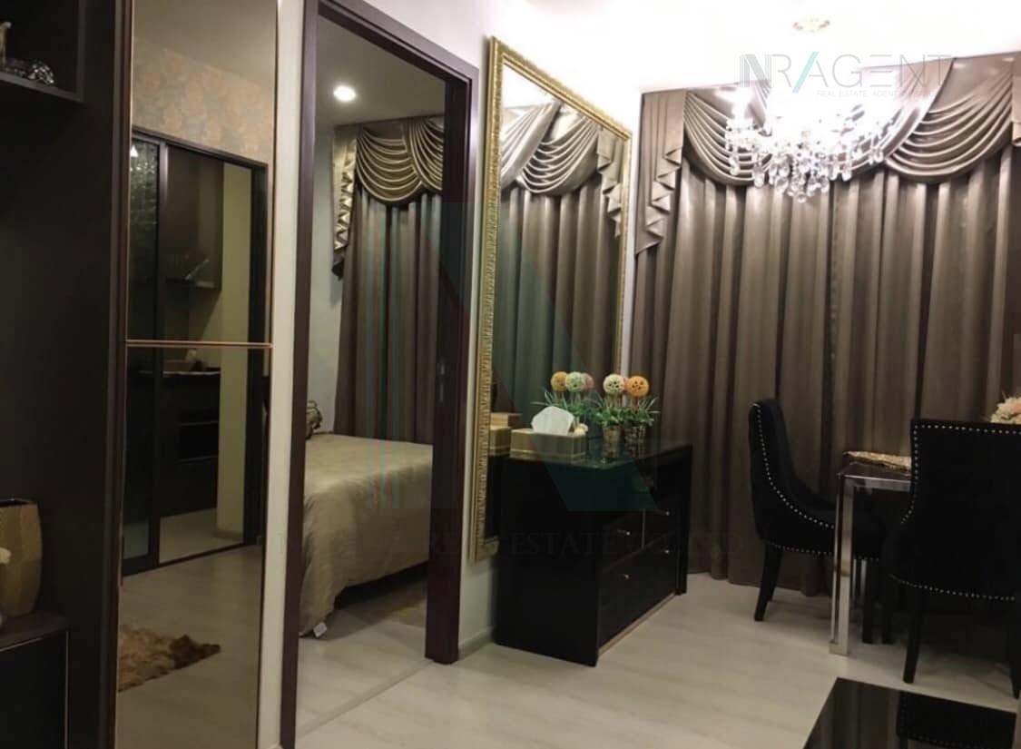 รูป 🚩 ให้เช่าคอนโด ริทึ่ม อโศก อาคาร 1 ชั้น 9 1 ห้องนอน ขนาด 33 ตรม ใกล้ เซ็นทรัล พระราม 9 - รูปที่ 5/8