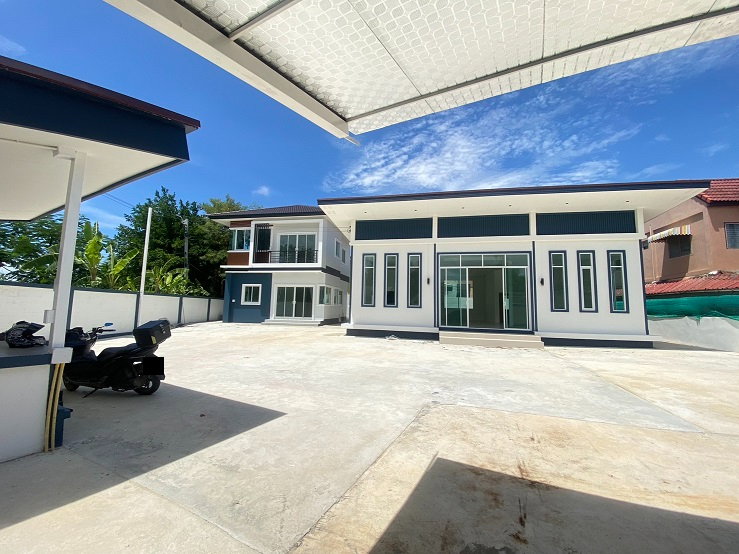 รูป สำนักงานให้เช่า Home Office บ้าน 2 ชั้น 2 หลัง สร้างใหม่ ซอยแพรกษา 5 ถนนสุขุมวิทสายเก่า จอดรถ 12 คัน พักอาศัย เป็นออฟฟิศ จดทะเบียนบริษัทได้ - รูปที่ 4/25