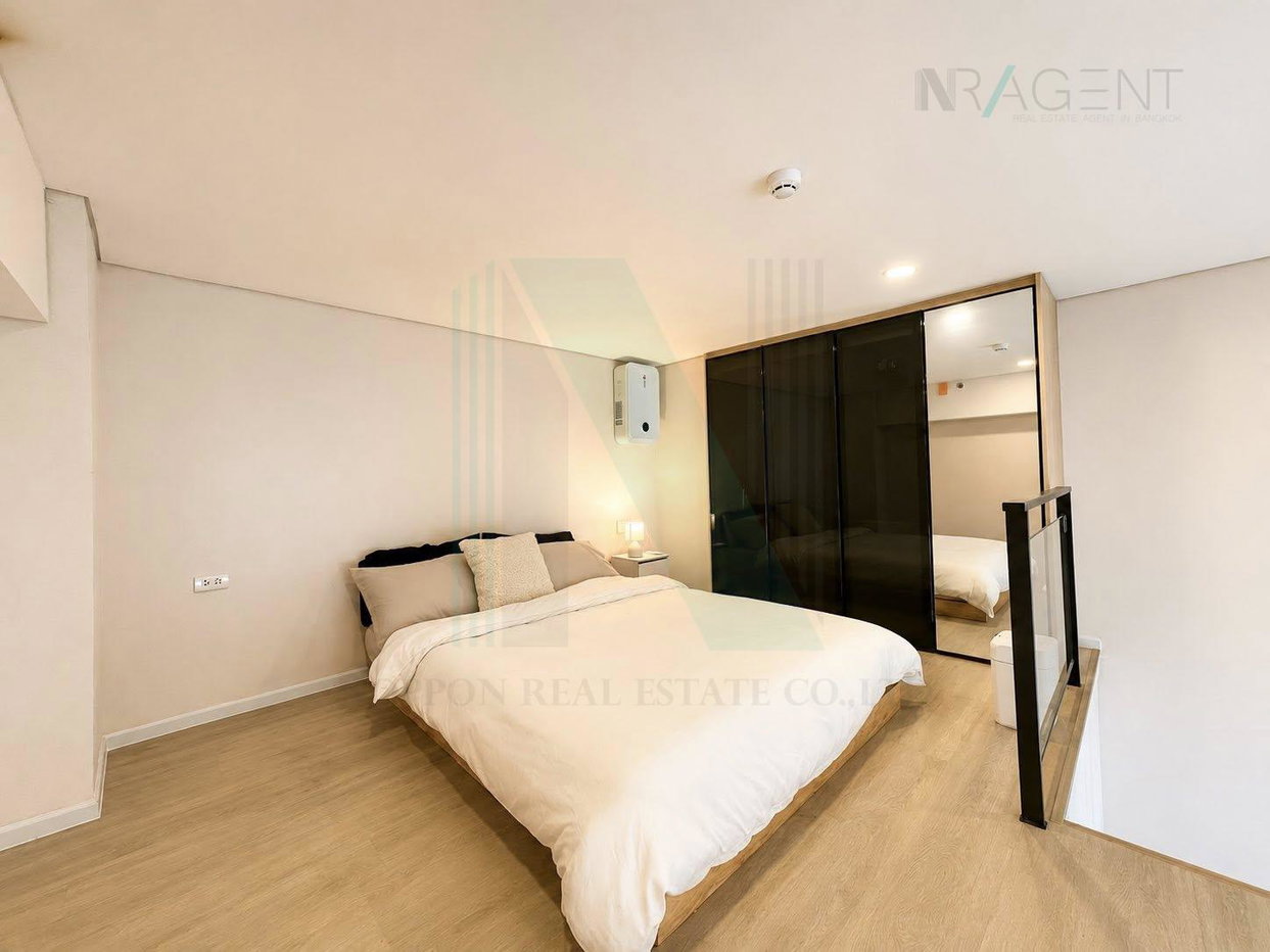 รูป 🎊 ให้เช่าคอนโด แลนด์มาร์ค แอทเอ็มอาร์ทีเอ สเตชั่น อาคาร B ชั้น 29 Duplex ขนาด 47 ตรม ใกล้ MRT พระราม 9 - รูปที่ 3/8
