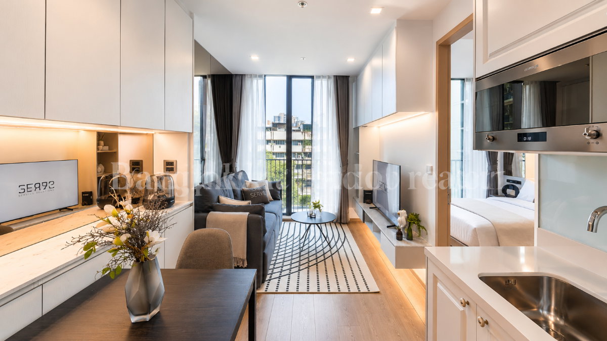 รูป 🍀🍀 Fully furnished💝 ให้เช่า📌 โนเบิล บี 33 (Line:@rent2022)BTS พร้อมพงษ์✨พร้อมเข้าอยู่ ✨ A11608 - รูปที่ 3/9