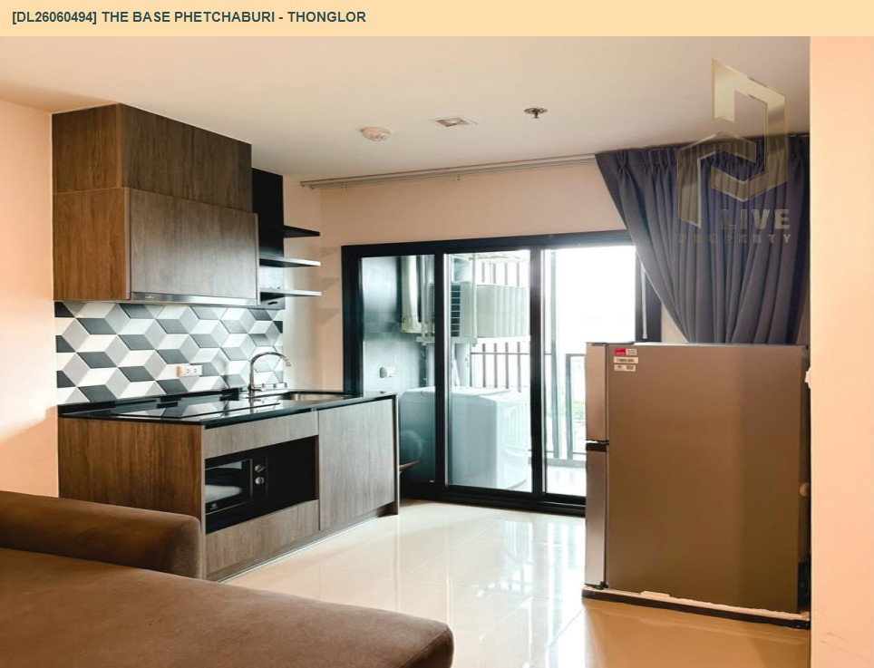 รูป DL26060494 ให้เช่าคอนโด เดอะ เบส เพชรบุรี - ทองหล่อ (THE BASE Phetchaburi - Thonglor) ใกล้ BTS พร้อมพงษ์ พร้อมเข้าอยู่ โทรด่วน 0653619502 LineID @952jdxxk - รูปที่ 6/12