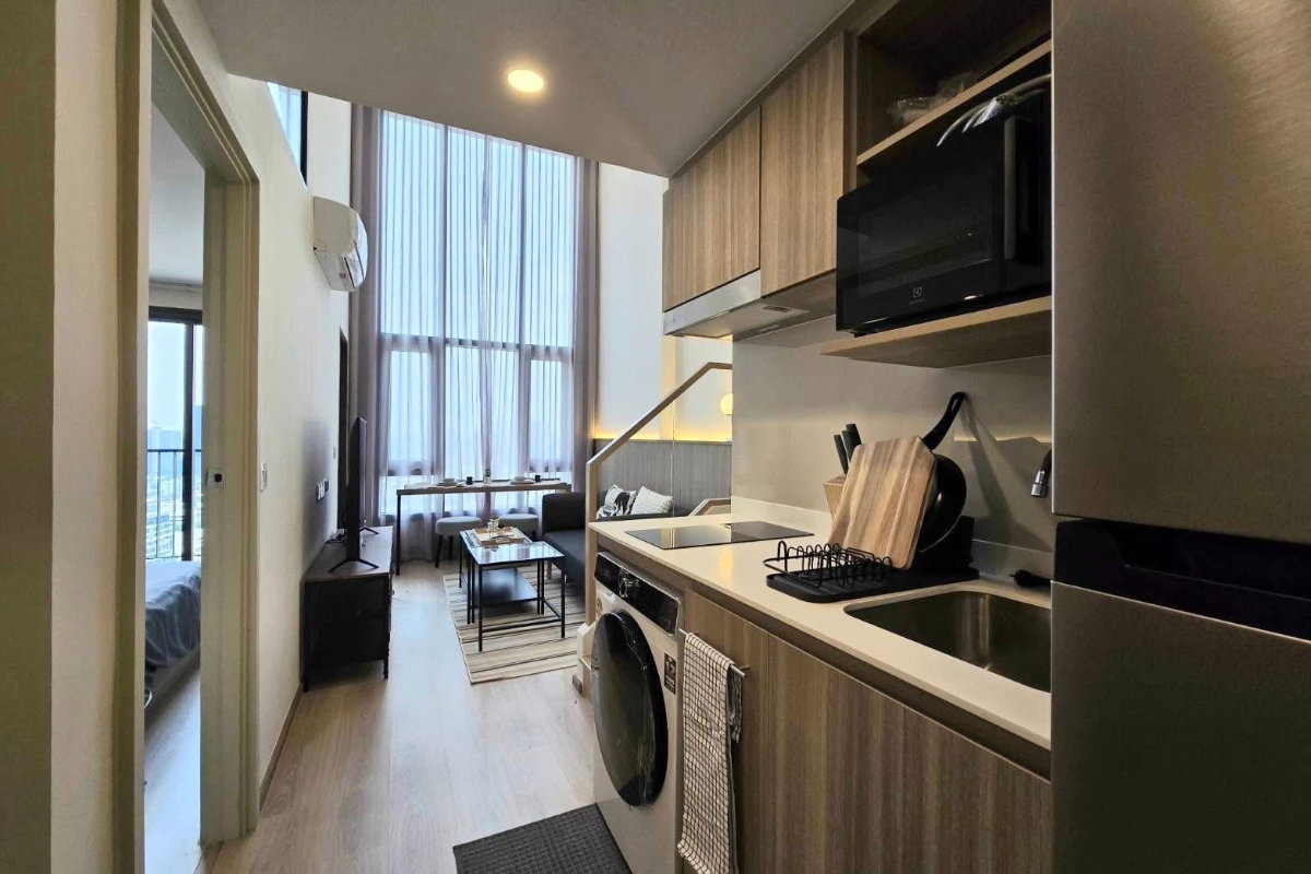 รูป *** ให้เช่าคอนโด : ไลฟ์ พระราม 4-อโศก ห้องDuplex เพดานสูง 2 นอน เฟอร์ครบ ใกล้MRT ศูนย์ประชุมแห่งชาติสิริกิต์ (Life Rama 4-Asoke) *** - รูปที่ 9/14