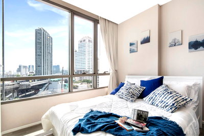 คอนโดให้เช่า : S143 ให้เช่าคอนโด The Room Sukhumvit 69 (เดอะ รูม สุขุมวิท 69)ห้องสวย พร้อมเข้าอยู่ ติด BTS สถานีพระโขนง