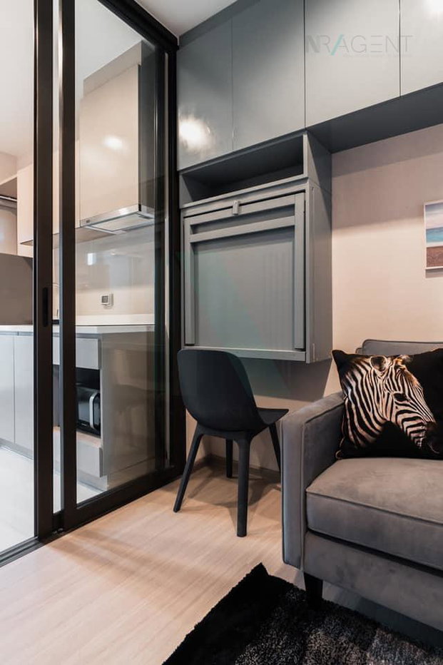รูป ให้เช่า ไลฟ์ สุขุมวิท 62 1ห้องนอน ชั้น19 ใกล้ BTS บางจาก - รูปที่ 3/8