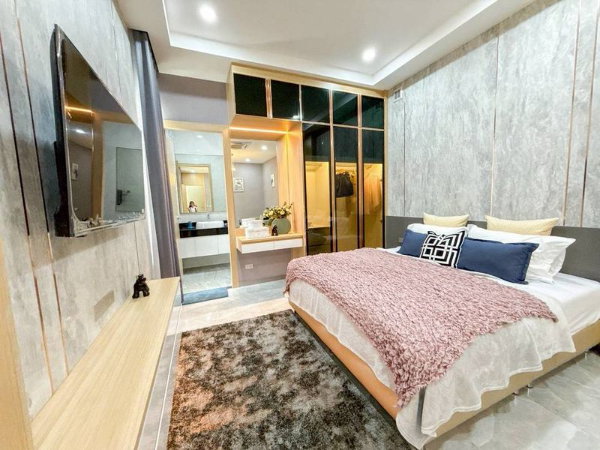 รูป Luxury Pool Villa ทำเลพรีเมียม ใกล้มาบประชัน พัทยา บรรยากาศเงียบสงบ - รูปที่ 13/19
