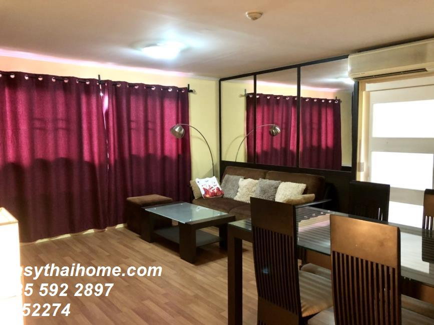 รูป P-52274 > คอนโดให้เช่า Lumpini Place Rama IV - Sathorn 2 ห้องนอน ตึก A ชั้น 6 วิวเมือง ใกล้ MRT คลองเตย Line: @easythaihome 085-592-2897 - รูปที่ 5/10