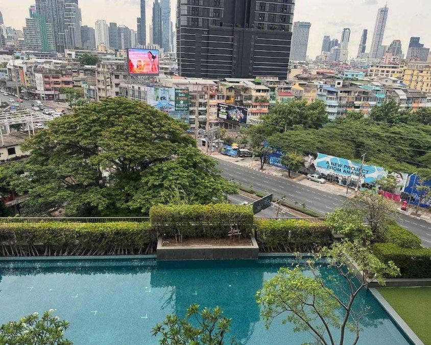 รูป 🏡 ห้องใหญ่ 46 ตร.ม. ใกล้ MRT หัวลำโพง 🚆 ครัวปิด แยกสัดส่วน วิวเมืองสวย ✨ พร้อมอยู่ เพียง 26,500/เดือน 🌆 - รูปที่ 8/8