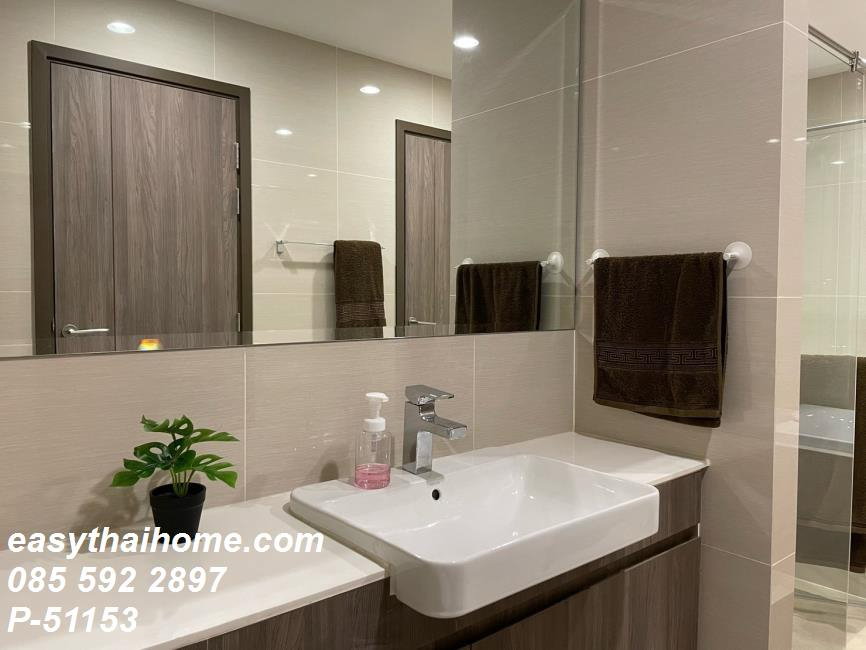 รูป P-51153 > คอนโดให้เช่า IDEO Mobi Sukhumvit 66 2 ห้องนอน ชั้น 14 วิวเมือง ห้องสวยเฟอร์ครบติด BTS อุดมสุข Line: @easythaihome 085-592-2897 - รูปที่ 8/28