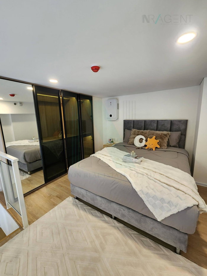 รูป 🎊 ให้เช่าคอนโด แลนด์มาร์ค แอทเอ็มอาร์ทีเอ สเตชั่น อาคาร B ชั้น 15 Duplex ขนาด 37 ตรม ใกล้ MRT พระราม 9 - รูปที่ 5/8