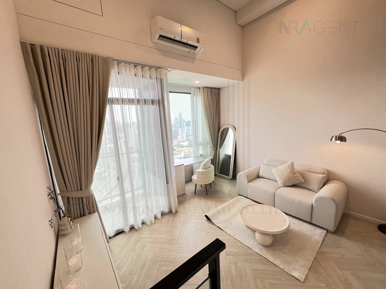 รูป 🎉 ให้เช่าคอนโด แลนด์มาร์ค แอทเอ็มอาร์ทีเอ สเตชั่น อาคาร B ชั้น 29 Duplex ขนาด 47 ตรม ใกล้ MRT พระราม 9 - รูปที่ 6/8