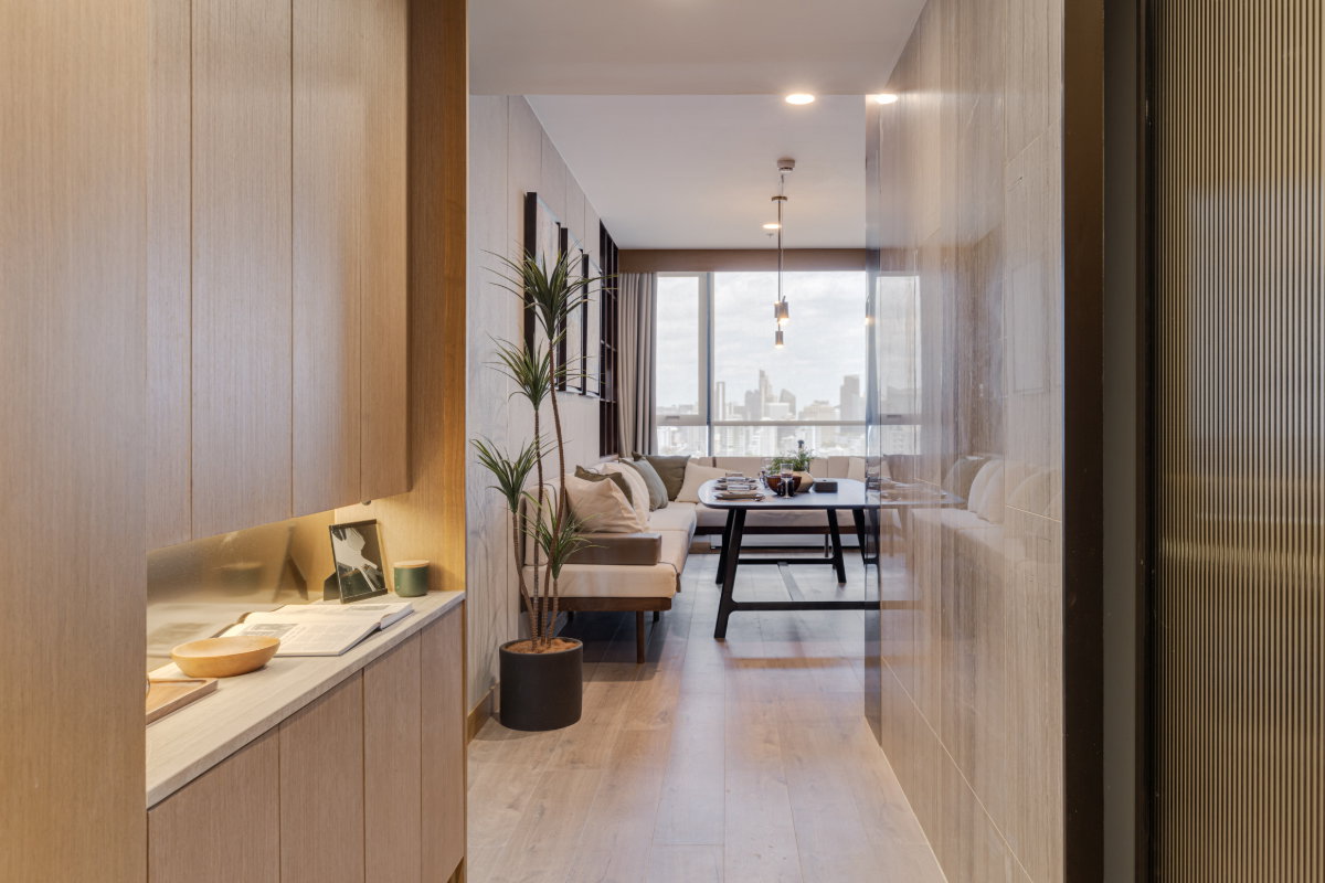 รูป The Crown Residences 2 ห้องนอนราคาตรงโครงการ เดินทางสะดวก ฟรีค่าใช้จ่าย - รูปที่ 7/8