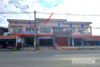 อาคารพาณิชย์ ลำพูน : อาคารพาณิชย์ 22 ตร.วา บ้านโฮ่ง ลำพูน 2M