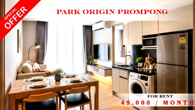 Condos for rent : 🍀🍀 Fully Furnished 💝 For Rent 📍 Park Origin Phrom Phong 🌸  🚆 Near BTS Phrom Phong 📲 Line: @rent2022 ✨ Ready to Move In 🔖 Property Code: A11475